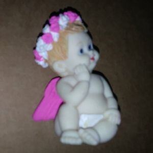 Prestige Cherub Baby Angel figurine hand painted